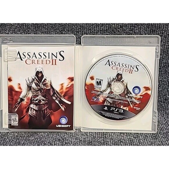 PS3 Assassin's Creed II 2 (PlayStation 3, 2009) Game with Manual Tested - Picture 3 of 4